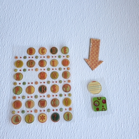 Assorted Lot of Scrapbooking Items Letters & Flower Accents - Picture 11 of 16